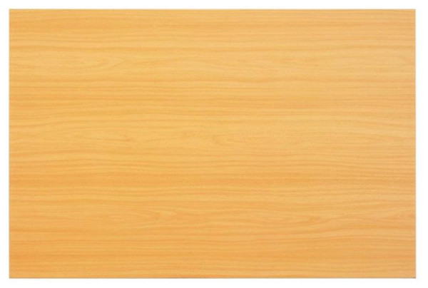 Hammerbacher Tischplatte 120x80cm mit Systembohrung Buche, Rechteckform, VKP12/6