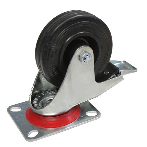 ADB Lenkrolle mit Bremse, Ø 100 mm, Tragfähigkeit bis 50 kg, 21334