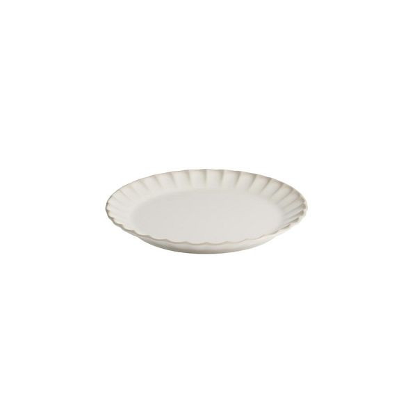 APS Teller ARUMI - Melamin, Ø 26 cm, weiß/beige, stapelbar, spülmaschinengeeignet, 85604