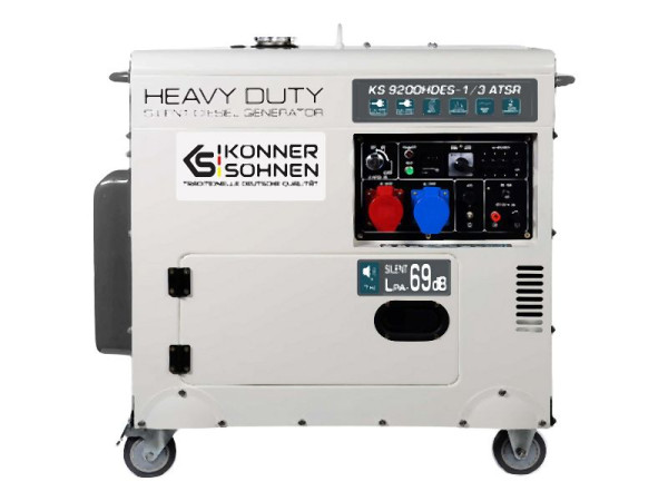 Könner & Söhnen Diesel-Generator, KS 9200HDES-1/3 ATSR (EURO V), KS 9200HDES-1/3 ATSR
