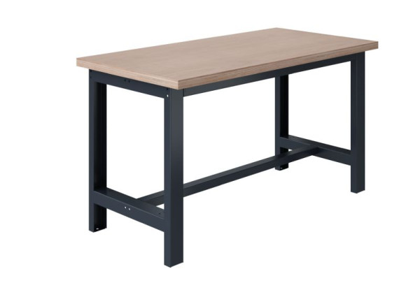 SOFAME SI Schwerlastwerkbank B 1500 x T 750 x H 840mm, Multiplex-Arbeitsplatte 40 mm, Anthrazitgrau RAL 7016, W010010004GA