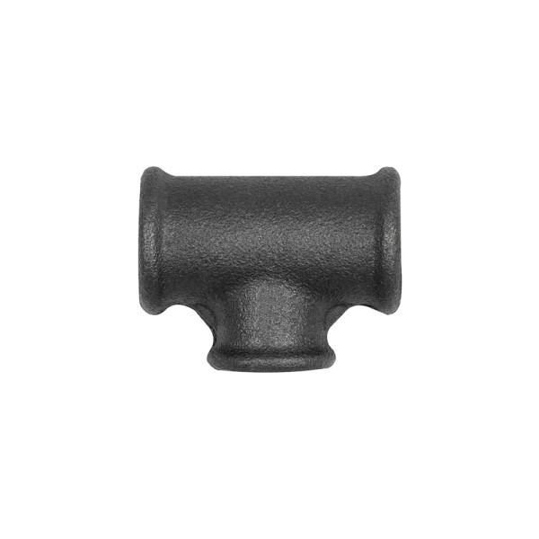 Riegler T-Stück 130, reduzierend, Rp 3/4, Rp 1/2, Rp 3/4, Temperguss schwarz, 133679