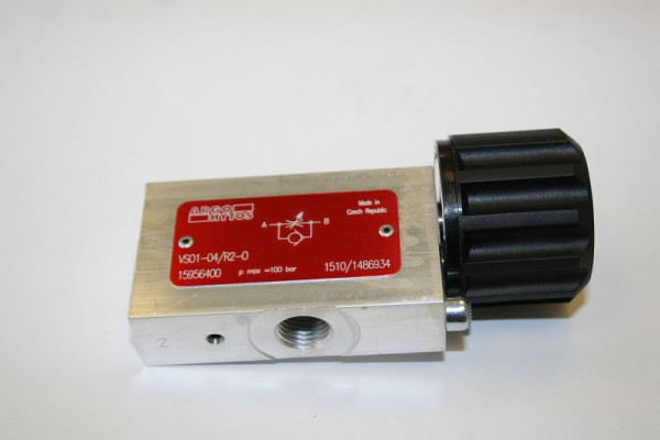 ELMAG Drosselrückschlagventil 'NEU' 1/4', 9F400S Blockgröße 21x21 für Modell S 280 G/DG (PVC-Kappe), 9709221