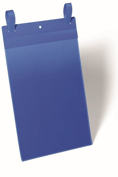 DURABLE Gitterboxtasche mit Lasche A4 hoch, dunkelblau, VE: 50 Stück, 175007