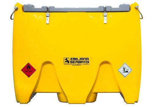 Emiliana Serbator Mobile Tankanlage für Diesel, 600 Liter, mit 230 V Pumpe, mit Deckel, 306110
