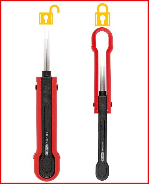KS Tools Entriegelungswerkzeug für Rundstecker 1,5 mm (AMP Tyco 1, 5), 150.1261