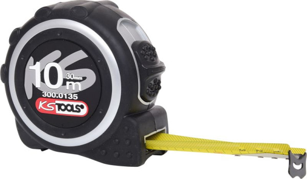 KS Tools Bandmaß mit Feststeller, 10m, 300.0135, 4042146258408