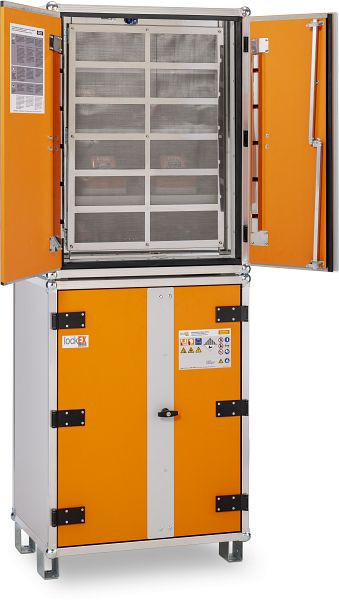 Cemo Akku-Lagerschrank 8/20 mit Füßen, 12047, 4052886481592
