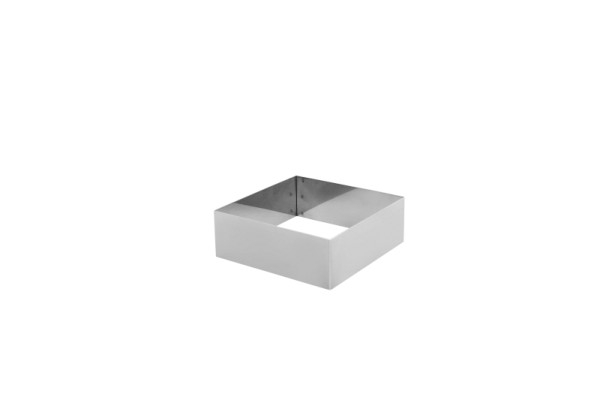Schneider Tortenring "Quadrat", 14 x 14 x 5 cm, Edelstahl, 155365