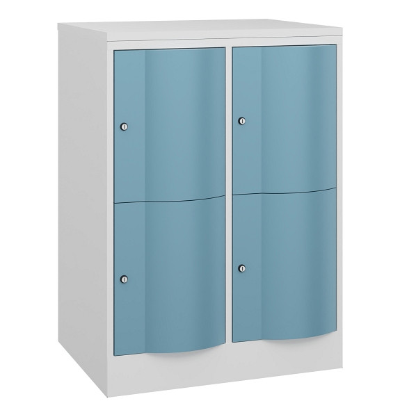 C+P XL-Schließfachschrank Resisto, H1077xB772xT640mm, 9016/0010, 8472-273 S10105