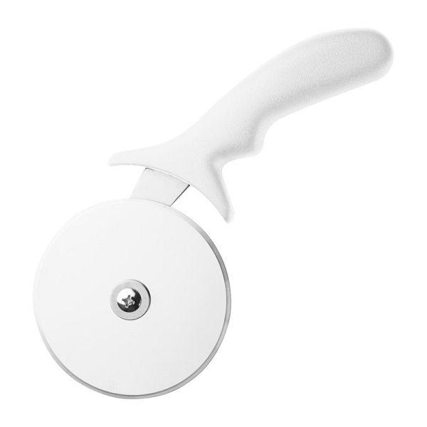 Hygiplas Edelstahl Pizzarad weiß 10cm, 10/0 rostfreier Stahl, FX133
