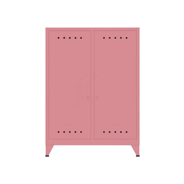 Bisley Fern Sideboard, inkl. 2 fester Fachböden, 601 pink, FERMID601