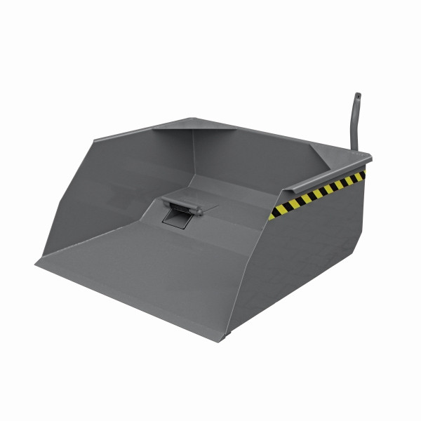 Eichinger Industrie Schaufel mit Staplergabel-Durchschub, 3000 kg, 1000 Liter anthrazitgrau, 20631200000096