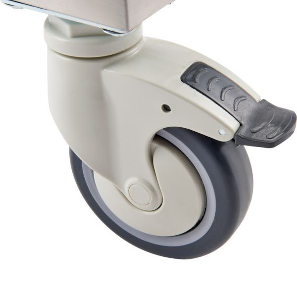 Stalgast Lenkrolle mit Bremse für Lagerregale aus Aluminium, LT1199001
