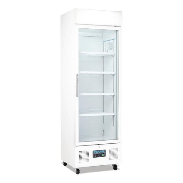 Polar Serie G Displaykühlung 336L, 1 Glastür, weiß, DM076