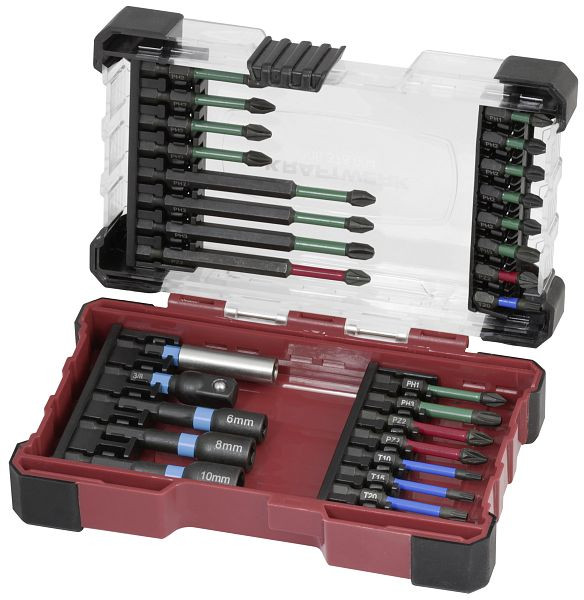 Kraftwerk PRO LINE Bit Box Profi Impact Control 1/4" Satz, 29-teilig, 306.378.004