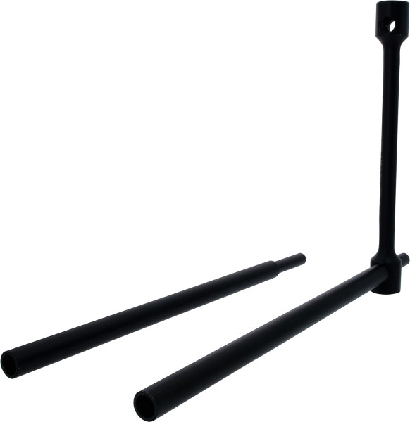 KS Tools Verlängerbarer LKW-Radmutternschlüssel, 3-tlg, 32 x 33 mm, 518.0855