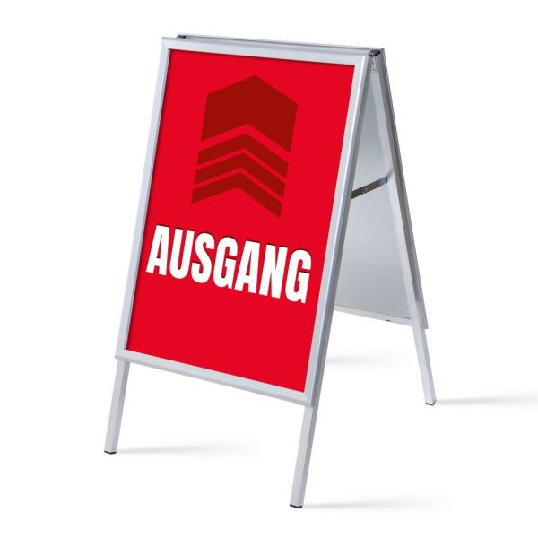 Showdown Displays Kundenstopper A1 Komplettset Ausgang Rot Deutsch, ZPA1G32MEI286