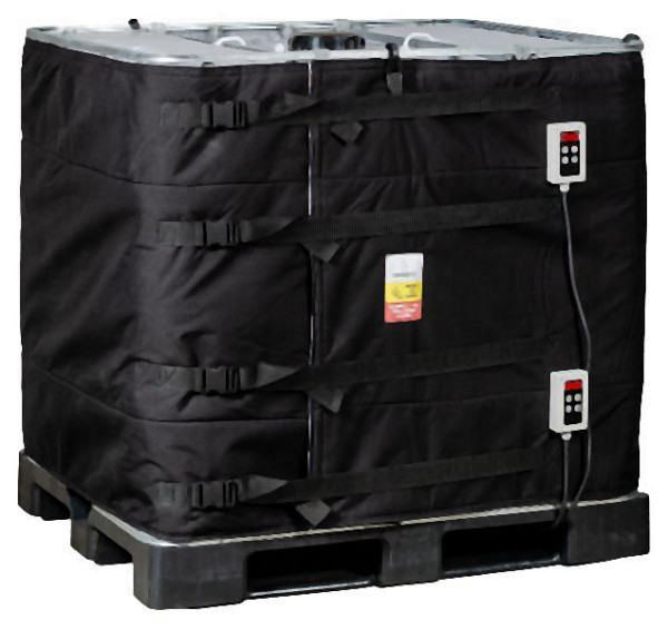 Kuhlmann Electro Heat IBC Heizmantel Containerheizer für 640L IBC, 2 x Digitalen Reglern 0-90ºC 230V 2x1000W 4100x870mm, 16-2110