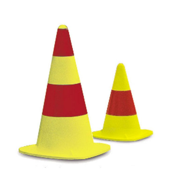 Stein HGS Leitkegel aus Kautschuk, Little / 330 mm / 0,9 kg, Gewichtsklasse 3, Farbe: gelb-rot, 19803