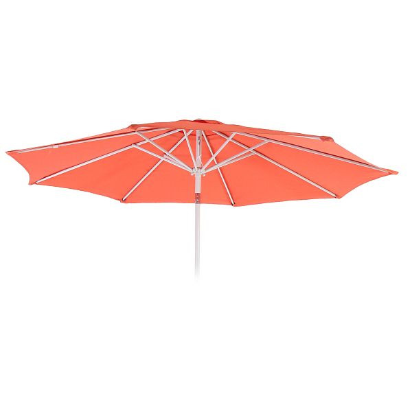 Mendler Ersatz-Bezug für Sonnenschirm N19, Sonnenschirmbezug Ersatzbezug, Ø 3m Stoff/Textil 5kg, terracotta, 81624
