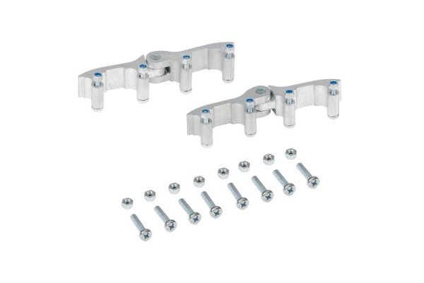 HYMER Ersatzteilset Scharniere für Sprossenstehleitern, für Holmgröße 71 mm, 0054046