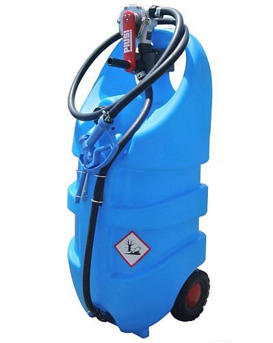 DENIOS Mobile Tankanlage Typ Caddy für Harnstofflösung AUS 32, 110 Liter, mit Handpumpe, 252252