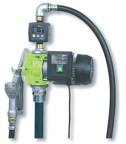 DENIOS Elektrische Fasspumpe V, mit Ölzapfventil, 840 mm Tauchtiefe, 117701