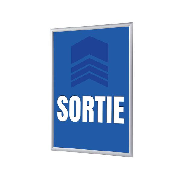 Showdown Displays Klapprahmen A1 Komplettset Ausgang Blau Französisch, KRA1G25LPPI591