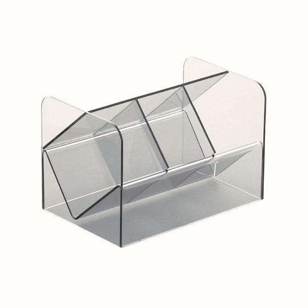 Schneider Löffelhalter mit 3 quadratischen Löffelboxen, Acrylglas, transparent, 224 x 150 x 150 mm, 172300