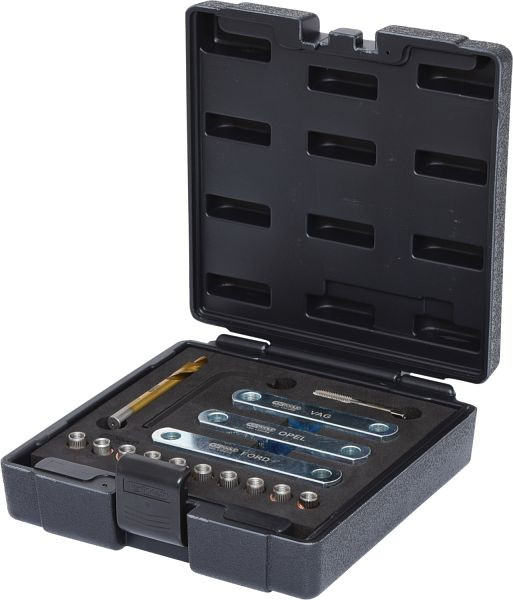 KS Tools Gewinde-Reparatursatz M9 x 1, 25, 16-teilig, 122.1300
