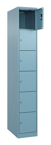 C+P Schließfachschrank Evolo PLUS, 6 Fächer, 1850x300x500mm, 0010/0010, 049000-106 S10021