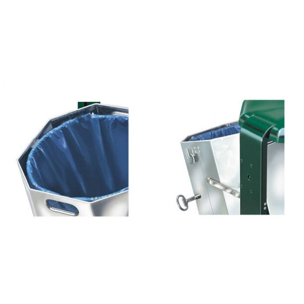 Stein HGS Zubehör für Abfallbehälter -City 700-, Klemmring, schwenkbar, 12708