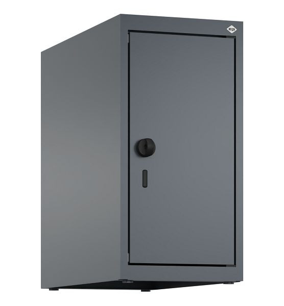 C+P Schrankaufsatz Classic PLUS, Aufsatzschrank, 7016/7016, Drehriegel, 500x250x500mm, 1 Abteil, 080090-19 S10012