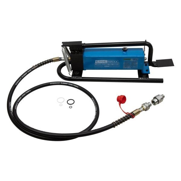 Stahlmaxx Manuelle Hydraulikpumpe 20 / 700 bar, inklusive Schlauch + Kupplung, XXL-123504