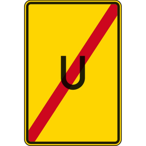 Stein HGS Ende der Umleitung Nr. 455.2, 900x600mm /RA2/Flachform 2mm, 455.2-221