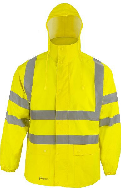 ASATEX Prevent ® Warnschutz-Regenjacke, Farbe: leuchtgelb Größe: 2XL, RJG-XXL
