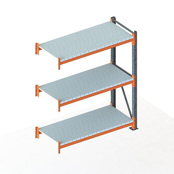 Meta Großfachregal AR 2200x1825x800 mm, verzinkt/RAL 2001, 200188546