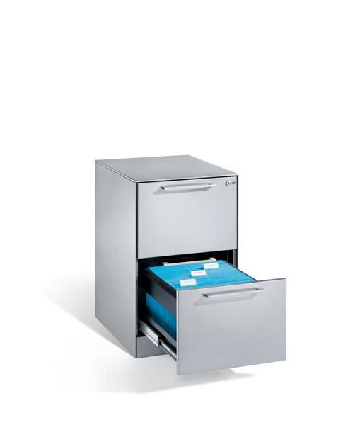 C+P Hängeregistraturschrank Asisto, H710xB440xT600mm, Farbe: Lichtgrau, Bügelgriff, 146275-211 S10001