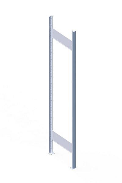 Meta S3 T2 N Steckrahmen 2200x500 mm, verzinkt, für Steckregal CLIP, 200188808