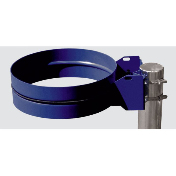STEIN HGS Müllsackhalter zur Wandbefestigung, Enzianblau (RAL 5010), Enzianblau (RAL 5010), Müllsackhalter zur Wandbefestigung (ohne Deckel), 82027.0010