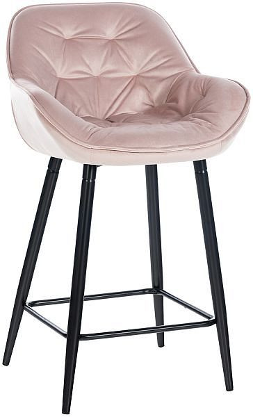 CLP Barhocker Gibson 76 Samt, pink, 322070, 4251756489465