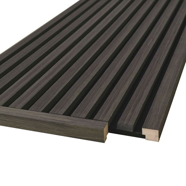 HOME DELUXE Abschlussleiste für Akustikpaneel ENDO Smoked Oak - 80 cm, VE: 2 Stück, 73445