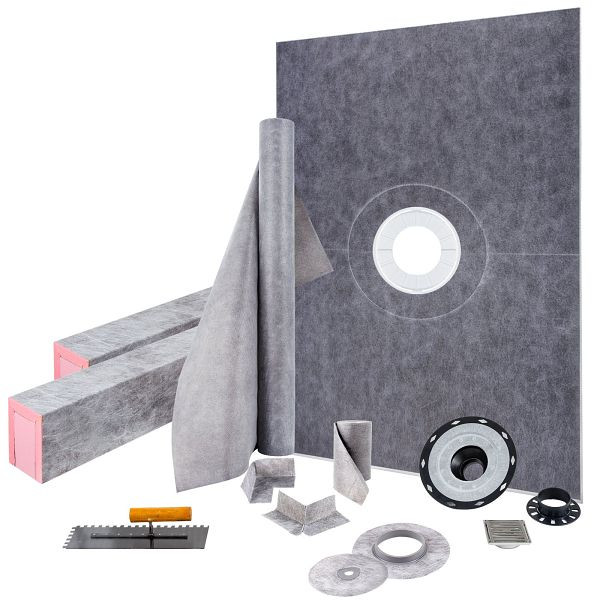 VEVOR Badabdichtung Duschabdichtung Isolbau Dicht Set 965,2x1524mm, LYDZT38X60PVC2FCMV0