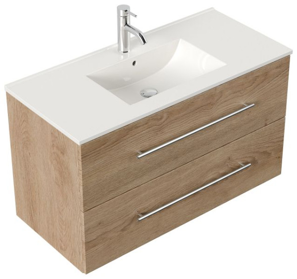 Posseik Badmöbel Homeline 100 eiche hell, 100 x 54 x 46 cm, HOMELINE100000214DE