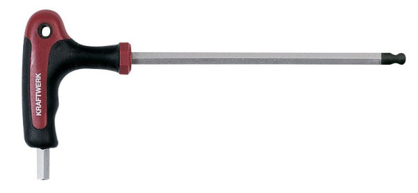 Kraftwerk Kugelkopf-T-Griff-Schraubendreher für Innensechskantschrauben 2 mm, 3636-2