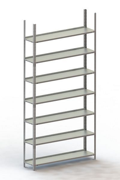 Meta Büro Compact GR 2500x1250x300 mm, RAL 7035, Bodenanzahl: 7, 200177960