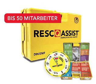 MBS Medizintechnik Verbandkoffer RescQassist Q50 gefüllt nach DIN 13157, 100750