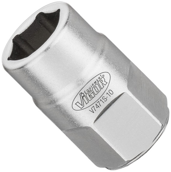 VIGOR Steckschlüssel, kurz, 10 mm, V7471S-10, 4047728074759