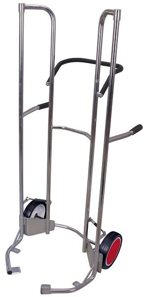 VARIOfit Reifenkarre hoch, verzinkt, Außenmaße: 705 x 740 x 1.600 mm, Radsatz: Vollgummibereifung, sk-710.311